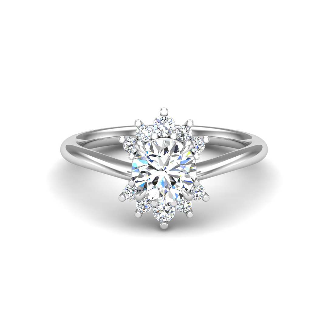 Tatum Halo Engagement Ring